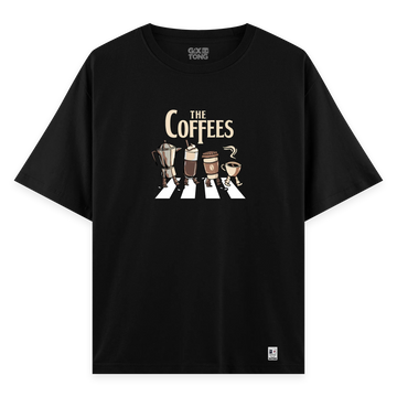 Coffee - Oversize Bol Kalıp T-shirt