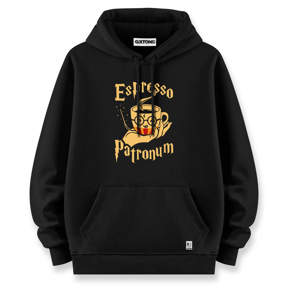 Espresso Patronum - Oversize Bol Kalıp Hoodie