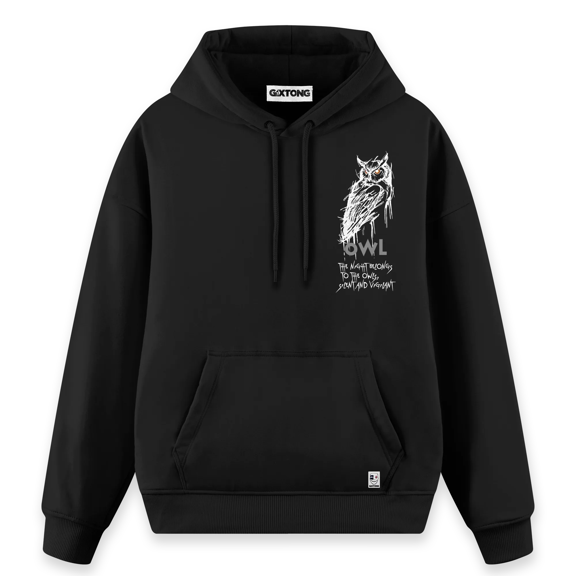 Night Owl - Regular Fit Kalıp Hoodie
