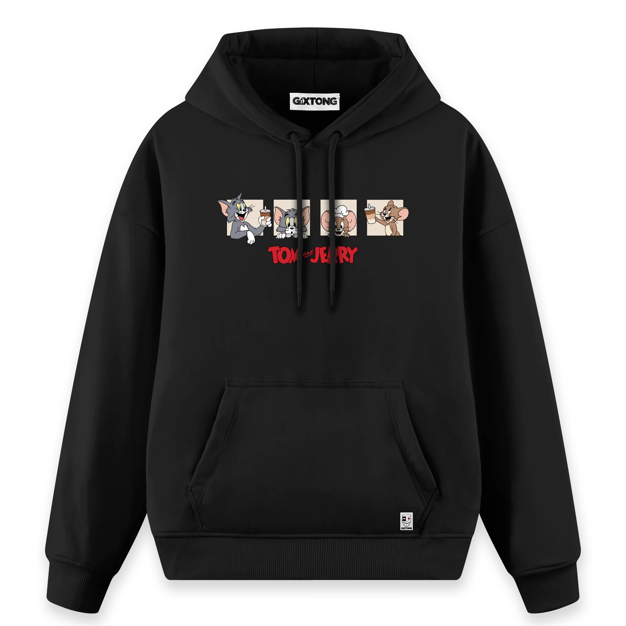 Tom And Jerry - Regular Fit Kalıp Hoodie