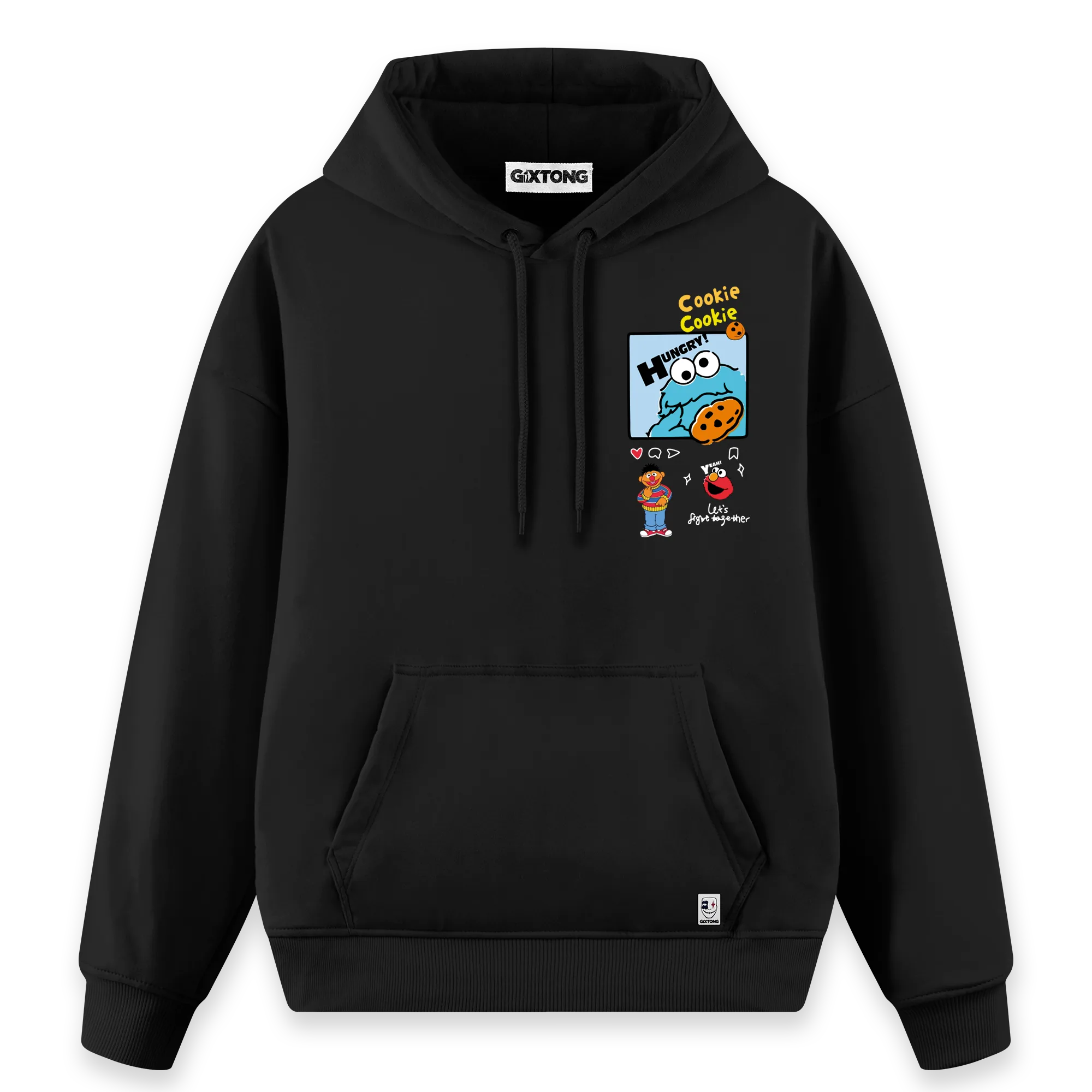 Cookie Monster - Regular Fit Kalıp Hoodie