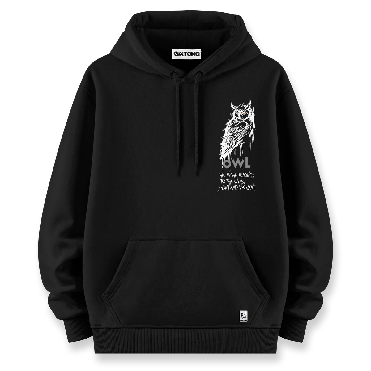 Night Owl - Oversize Bol Kalıp Hoodie