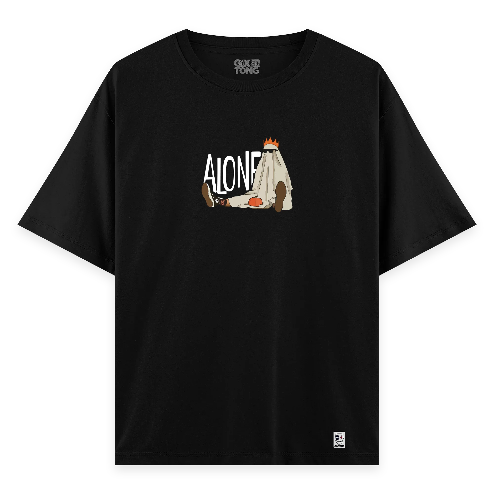 Alone - Oversize Bol Kalıp T-shirt