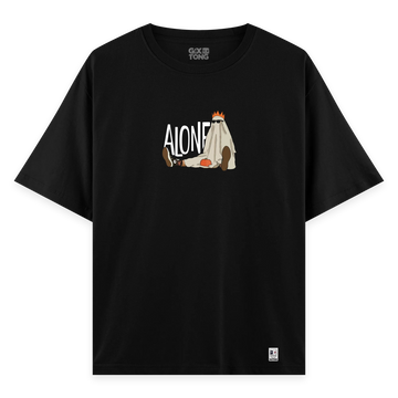 Alone - Oversize Bol Kalıp T-shirt