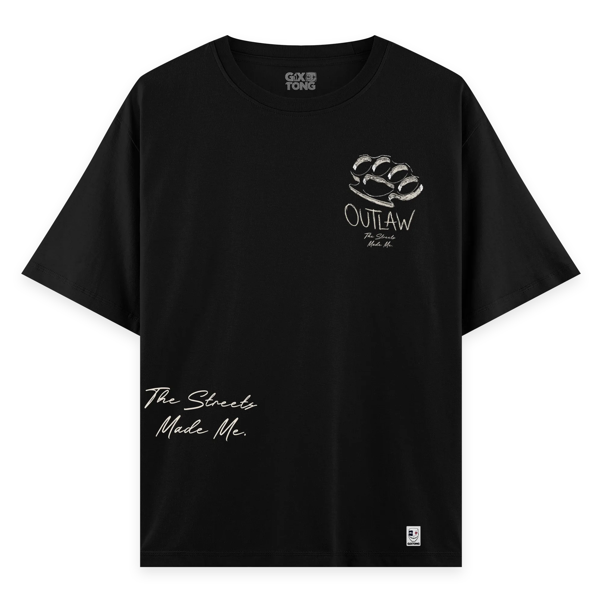 Outlaw - Oversize Bol Kalıp T-shirt