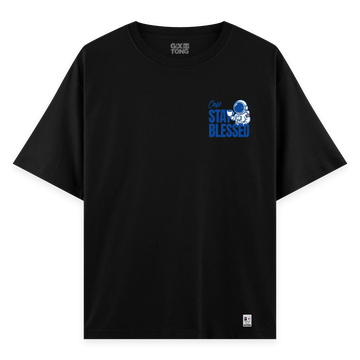 Blessed - Oversize Bol Kalıp T-shirt