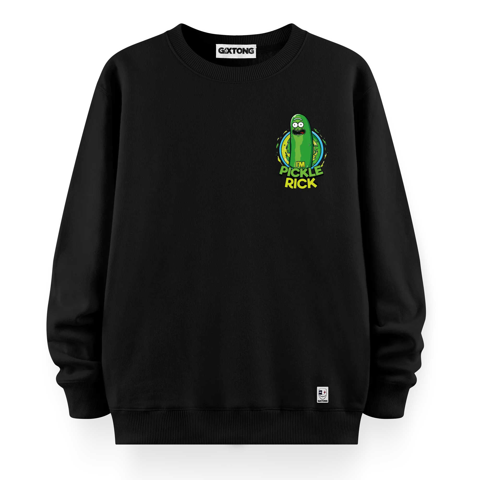 Pickle Rick - Oversize Bol Kalıp Sweatshirt