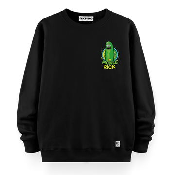 Pickle Rick - Oversize Bol Kalıp Sweatshirt
