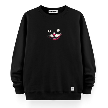 Joker Cat - Oversize Bol Kalıp Sweatshirt