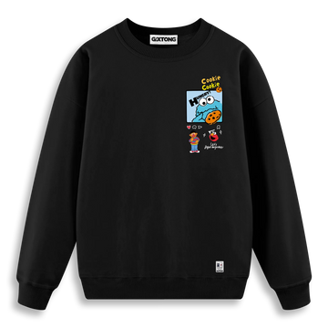 Cookie Monster - Regular Fit Kalıp Sweatshirt