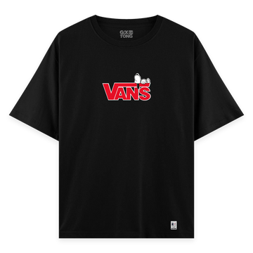 Vans Snoopy - Oversize Bol Kalıp T-shirt