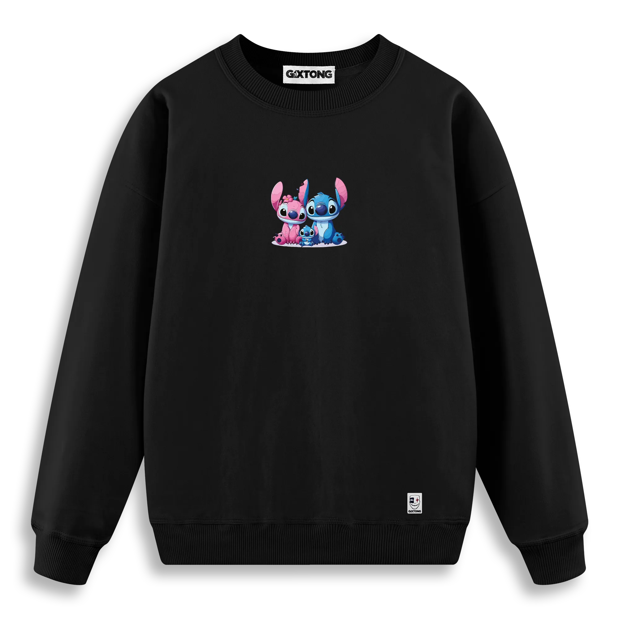 Stitch Family - Regular Fit Kalıp Sweatshirt