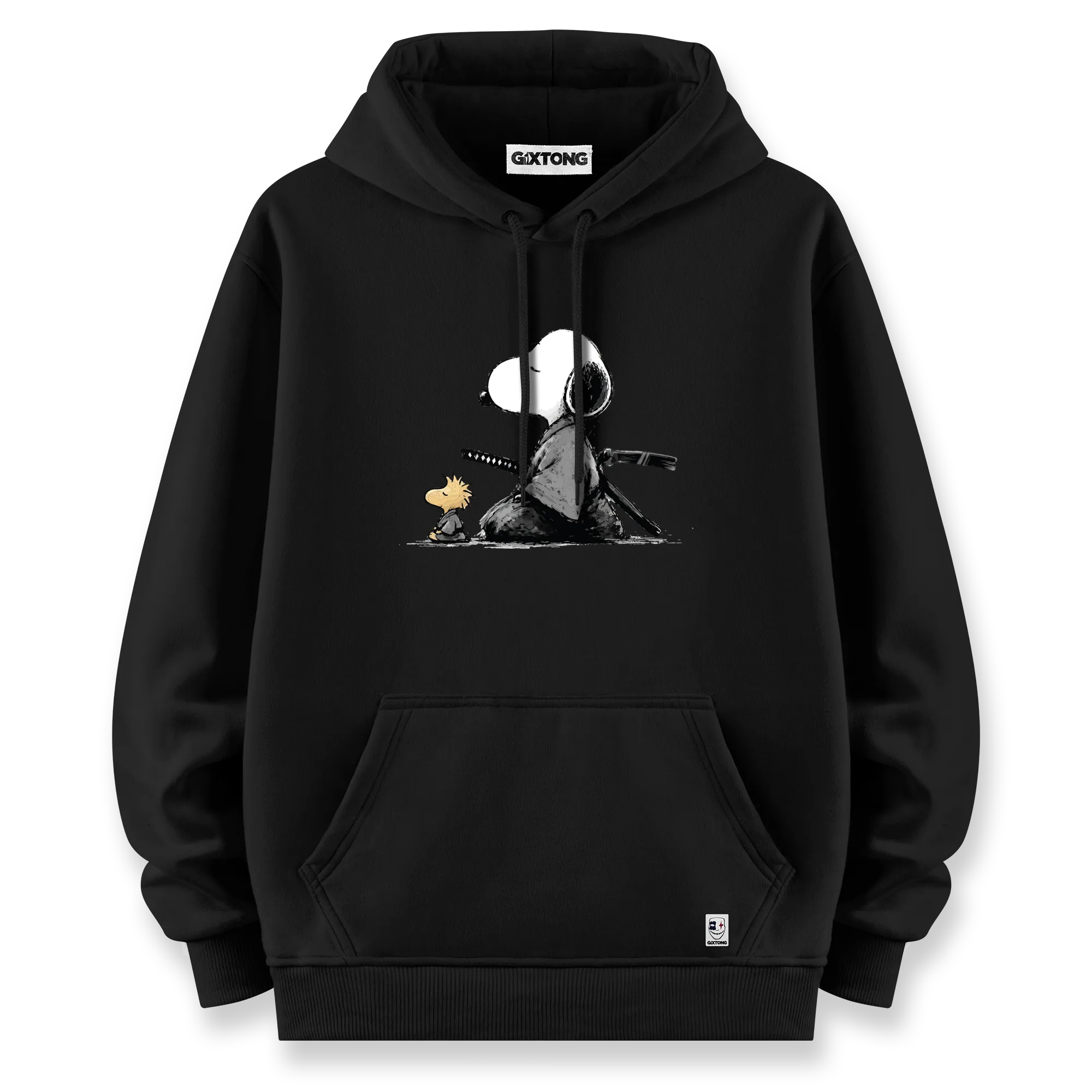 Samurai Snoopy - Oversize Bol Kalıp Hoodie