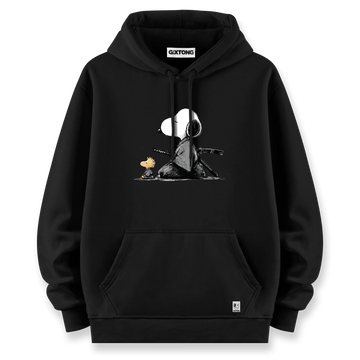 Samurai Snoopy - Oversize Bol Kalıp Hoodie