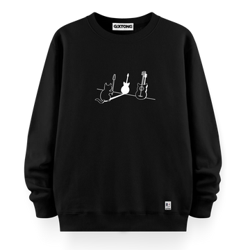Guitar - Oversize Bol Kalıp Sweatshirt