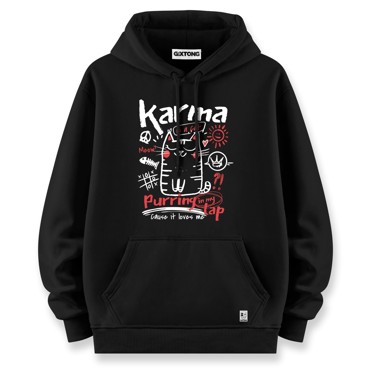 Karma - Oversize Bol Kalıp Hoodie