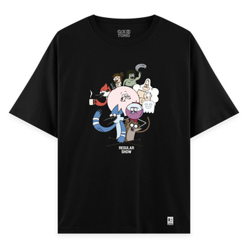 Regular Show - Oversize Bol Kalıp T-shirt