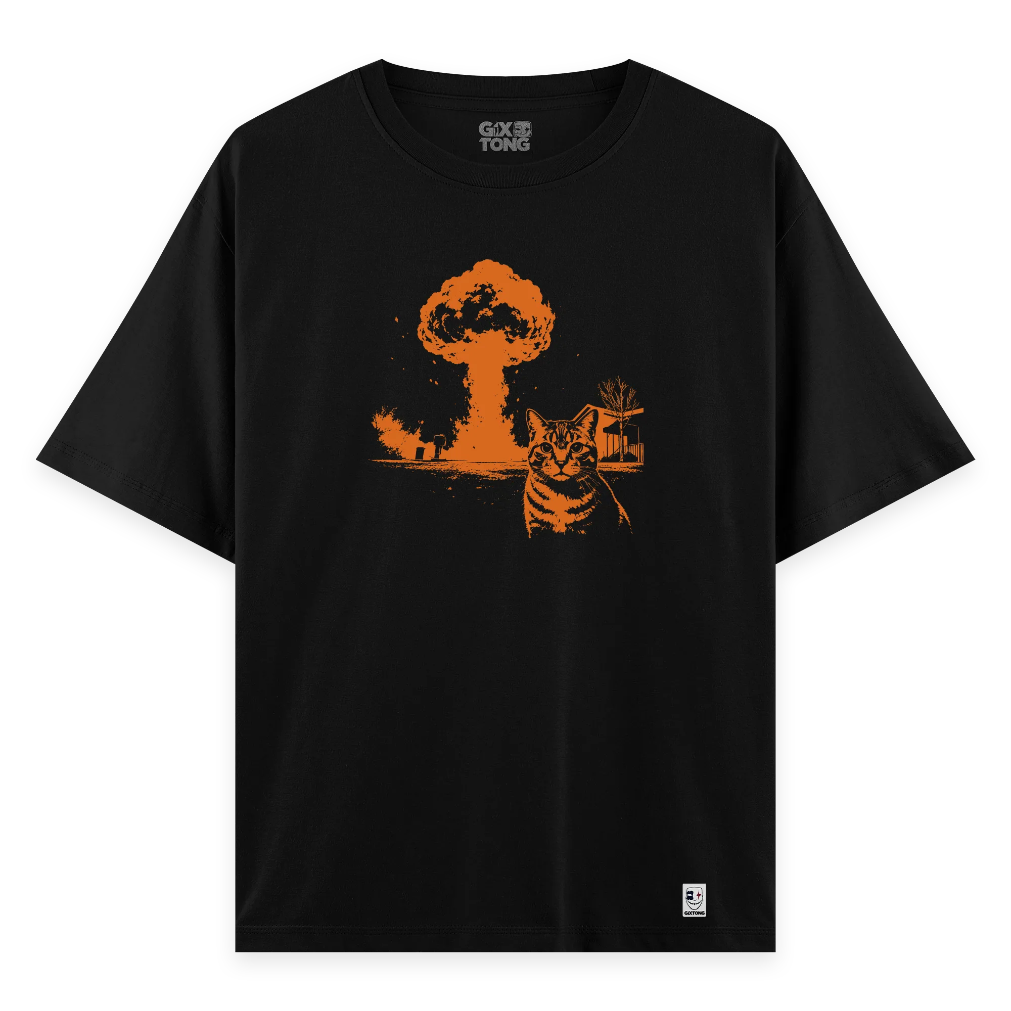 Cat Bomb - Oversize Bol Kalıp T-shirt