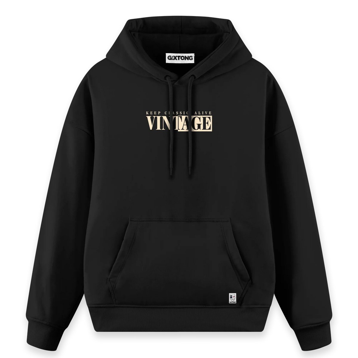 Vintage - Regular Fit Kalıp Hoodie