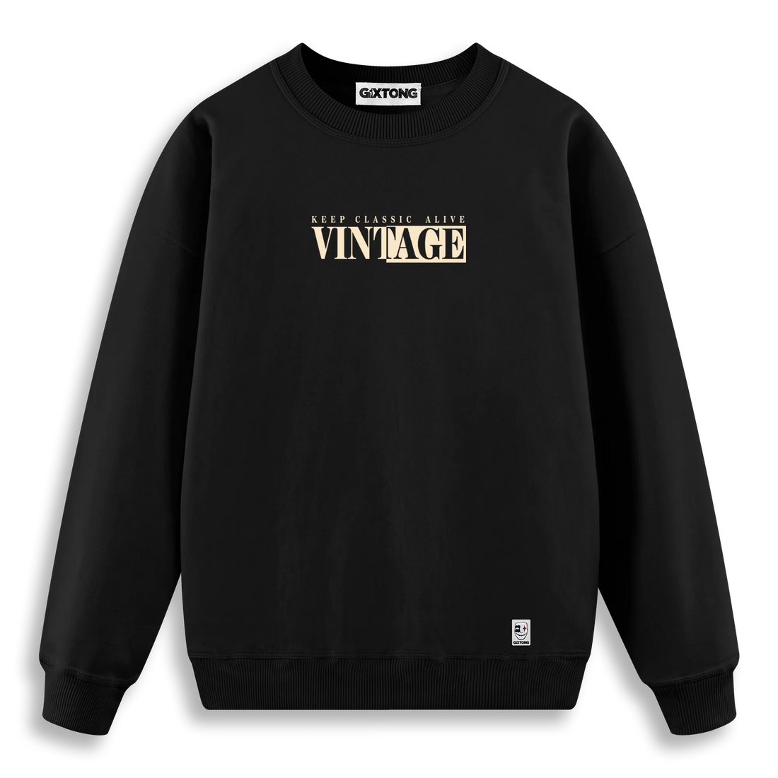 Vintage - Regular Fit Kalıp Sweatshirt