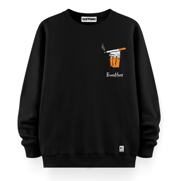 Breakfast - Oversize Bol Kalıp Sweatshirt