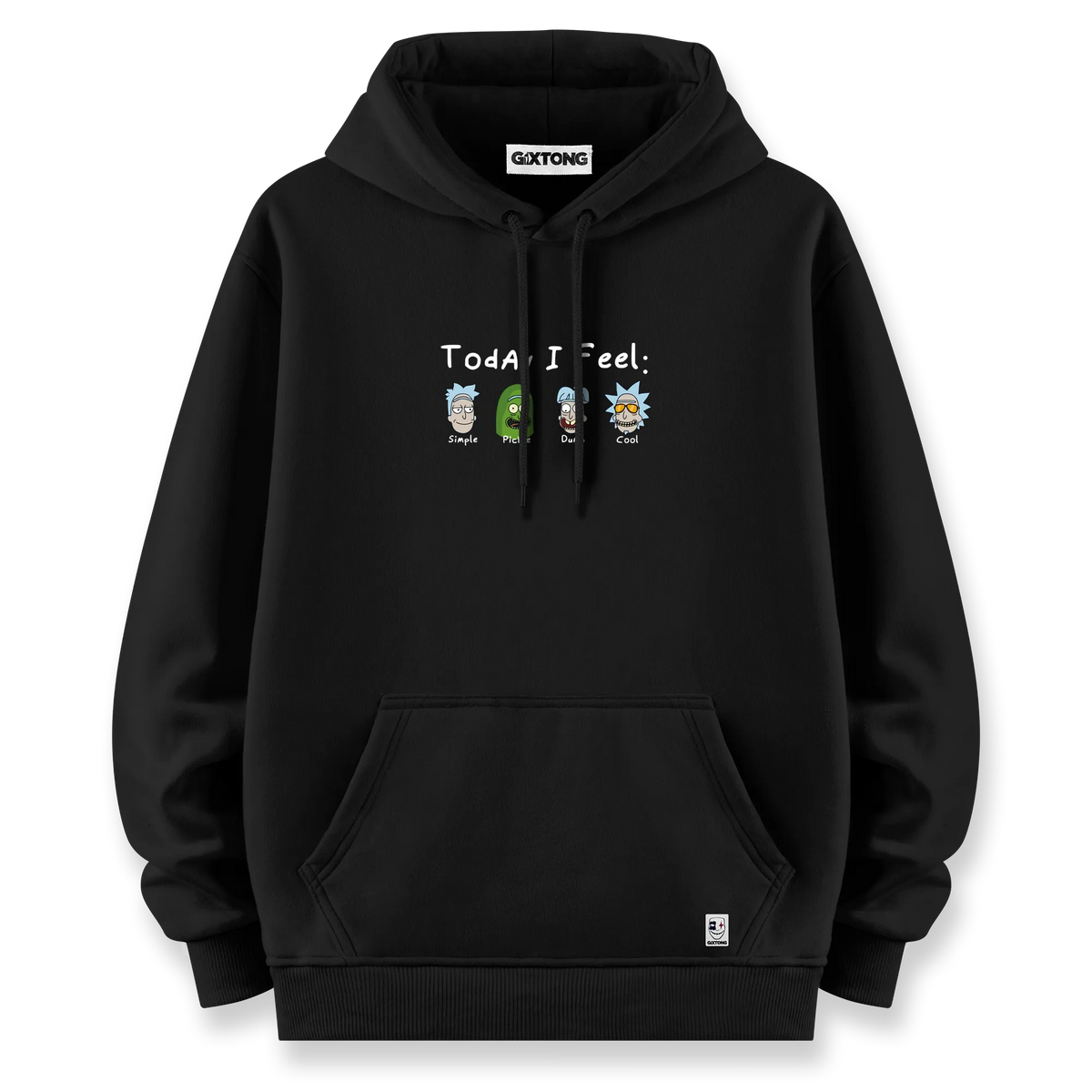 Rick's Routine - Oversize Bol Kalıp Hoodie