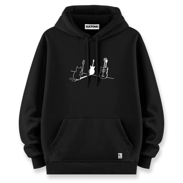 Guitar - Oversize Bol Kalıp Hoodie