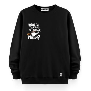 Nerede - Oversize Bol Kalıp Sweatshirt