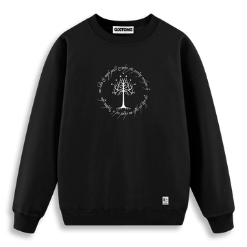 Lotr Ağaç - Regular Fit Kalıp Sweatshirt