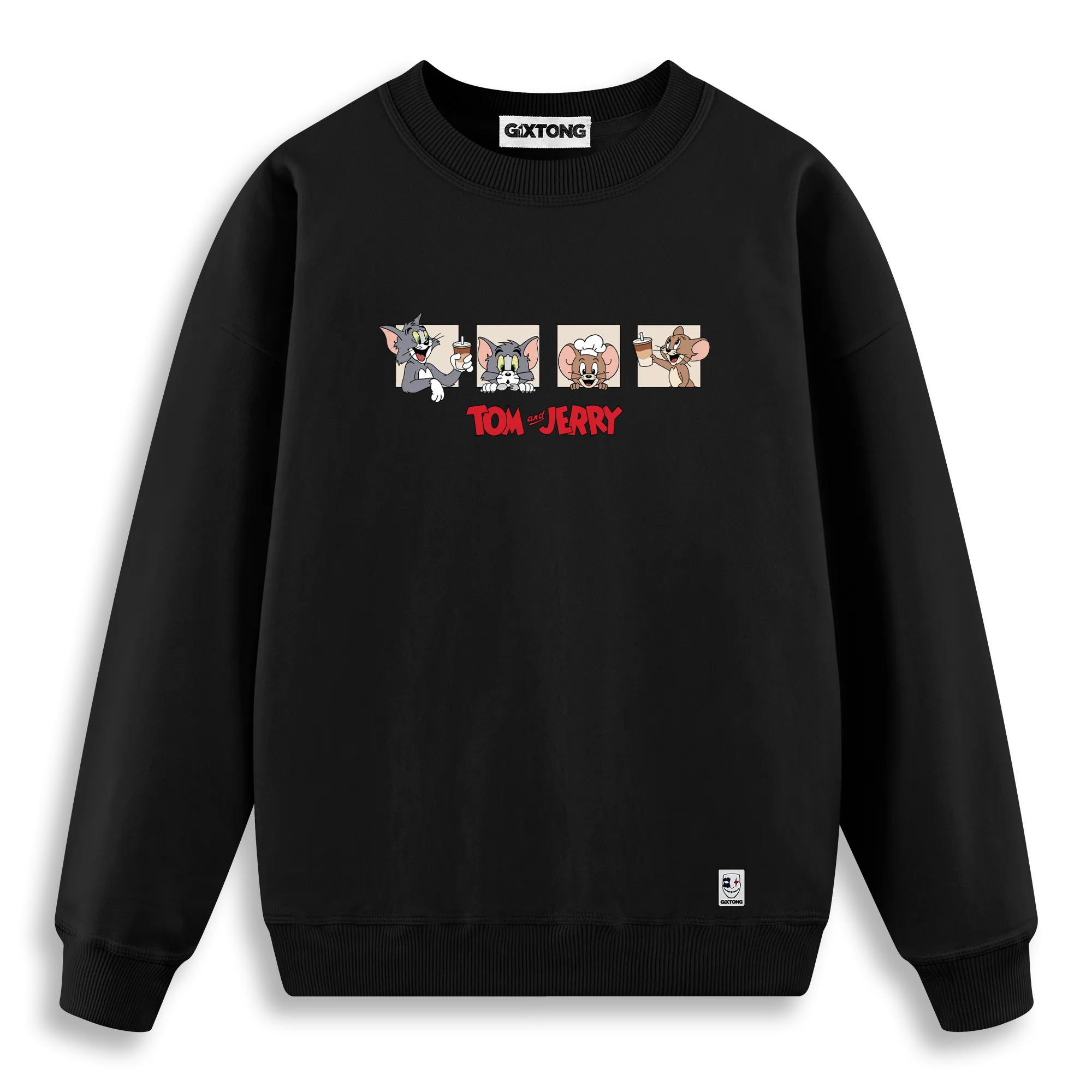 Tom And Jerry - Regular Fit Kalıp Sweatshirt