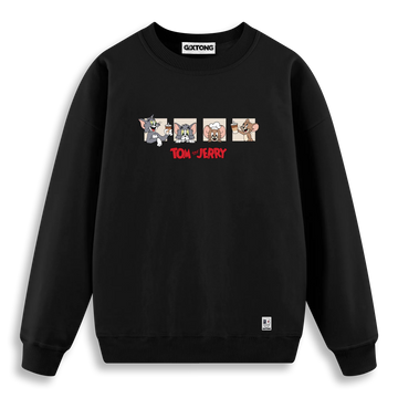 Tom And Jerry - Regular Fit Kalıp Sweatshirt