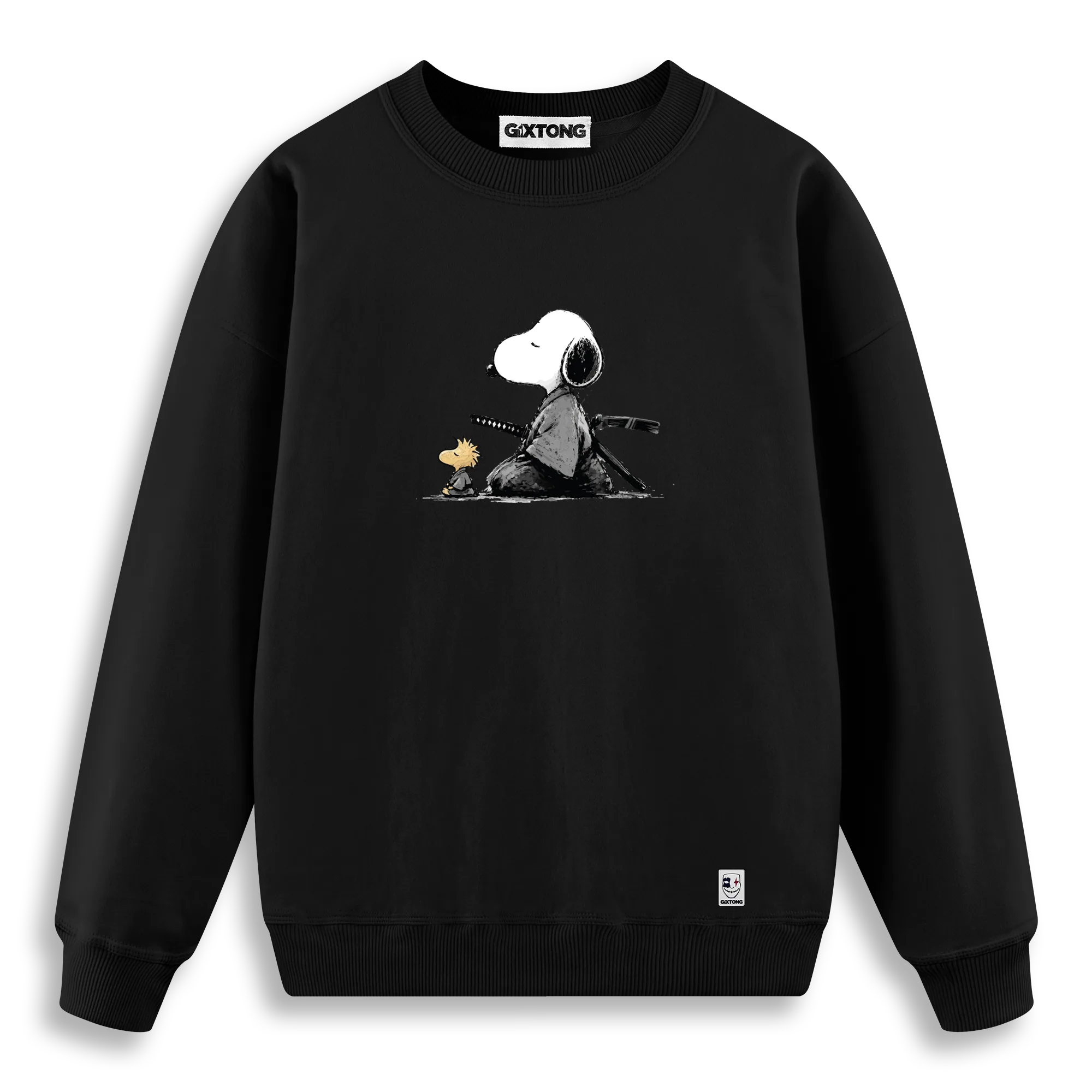 Samurai Snoopy - Regular Fit Kalıp Sweatshirt