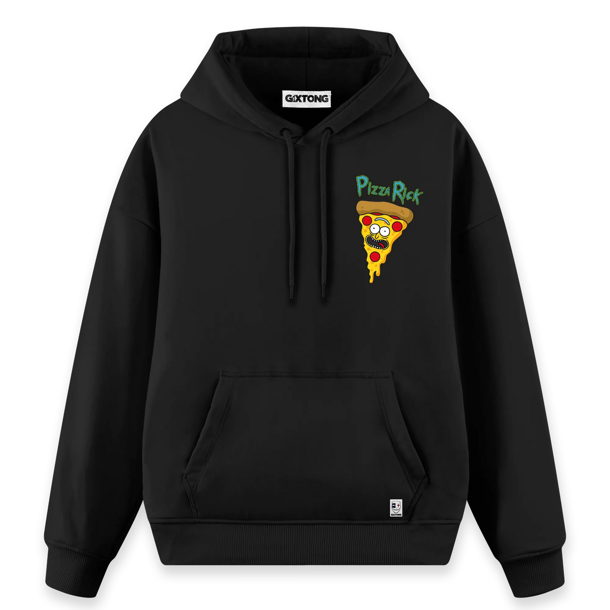 Pizza Rick - Regular Fit Kalıp Hoodie