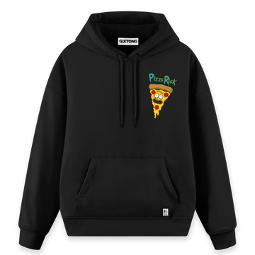 Pizza Rick - Regular Fit Kalıp Hoodie