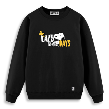Lazy Days - Regular Fit Kalıp Sweatshirt