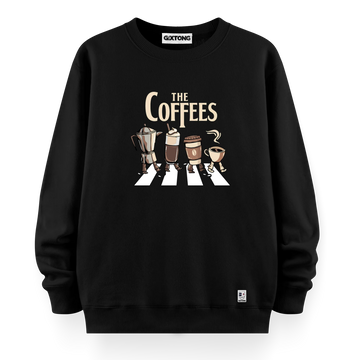 Coffee - Oversize Bol Kalıp Sweatshirt