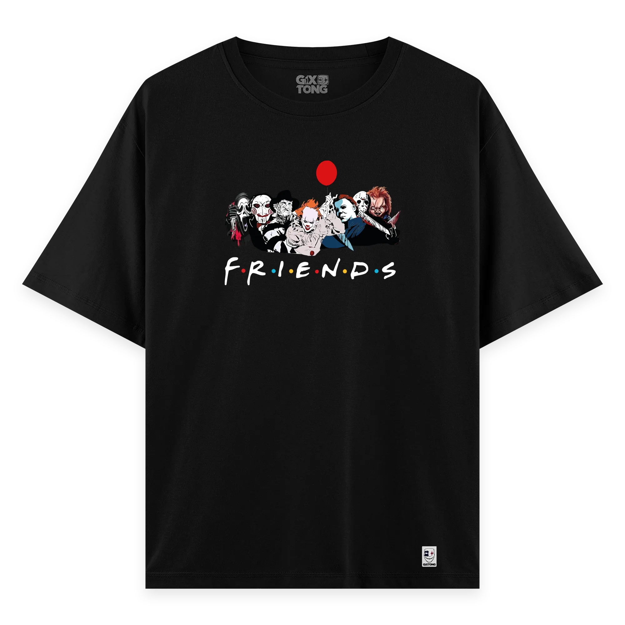 Dark Friends - Oversize Bol Kalıp T-shirt