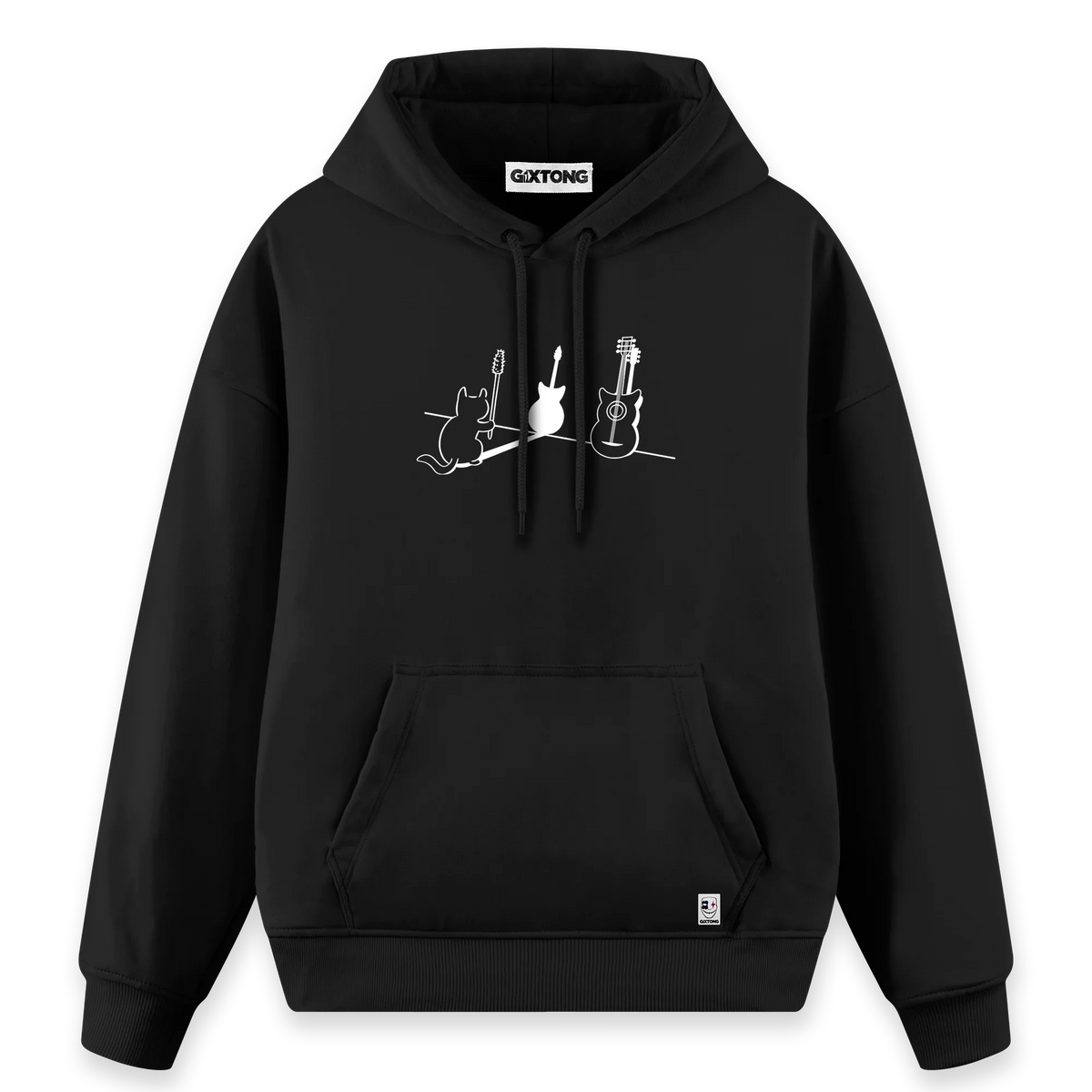 Guitar - Regular Fit Kalıp Hoodie