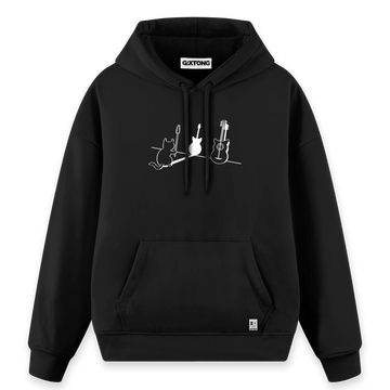Guitar - Regular Fit Kalıp Hoodie