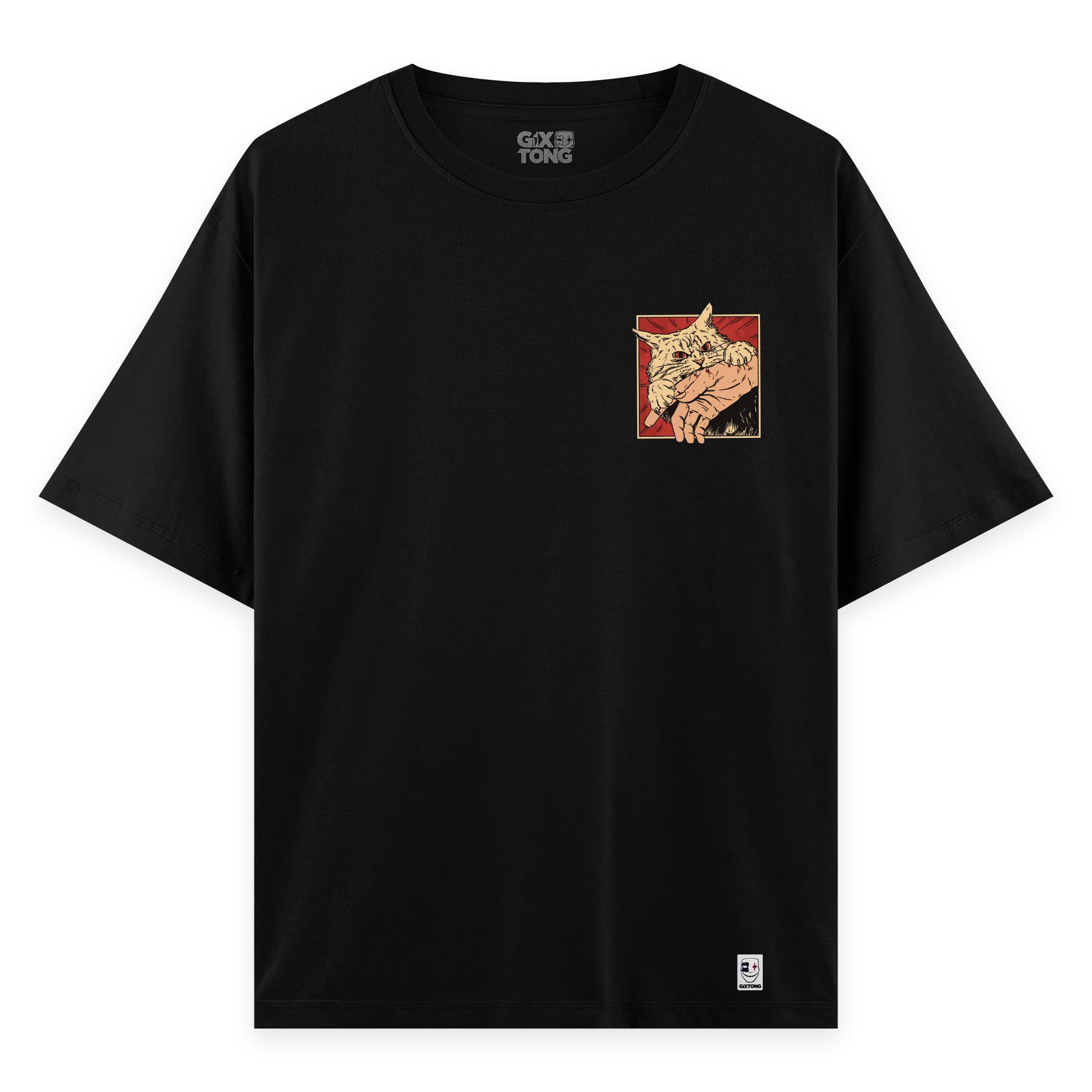 Attack - Oversize Bol Kalıp T-shirt