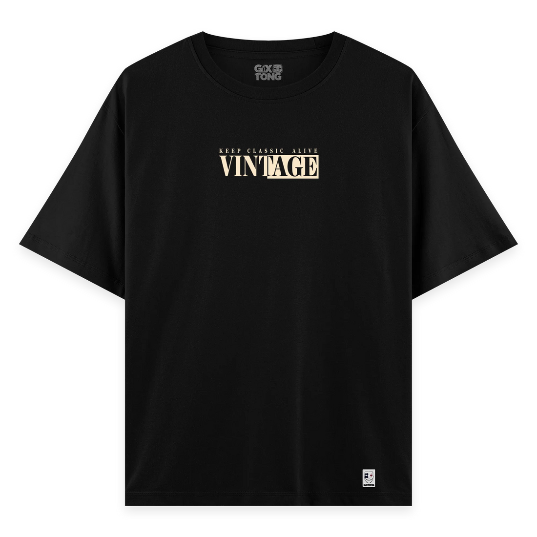 Vintage - Oversize Bol Kalıp T-shirt