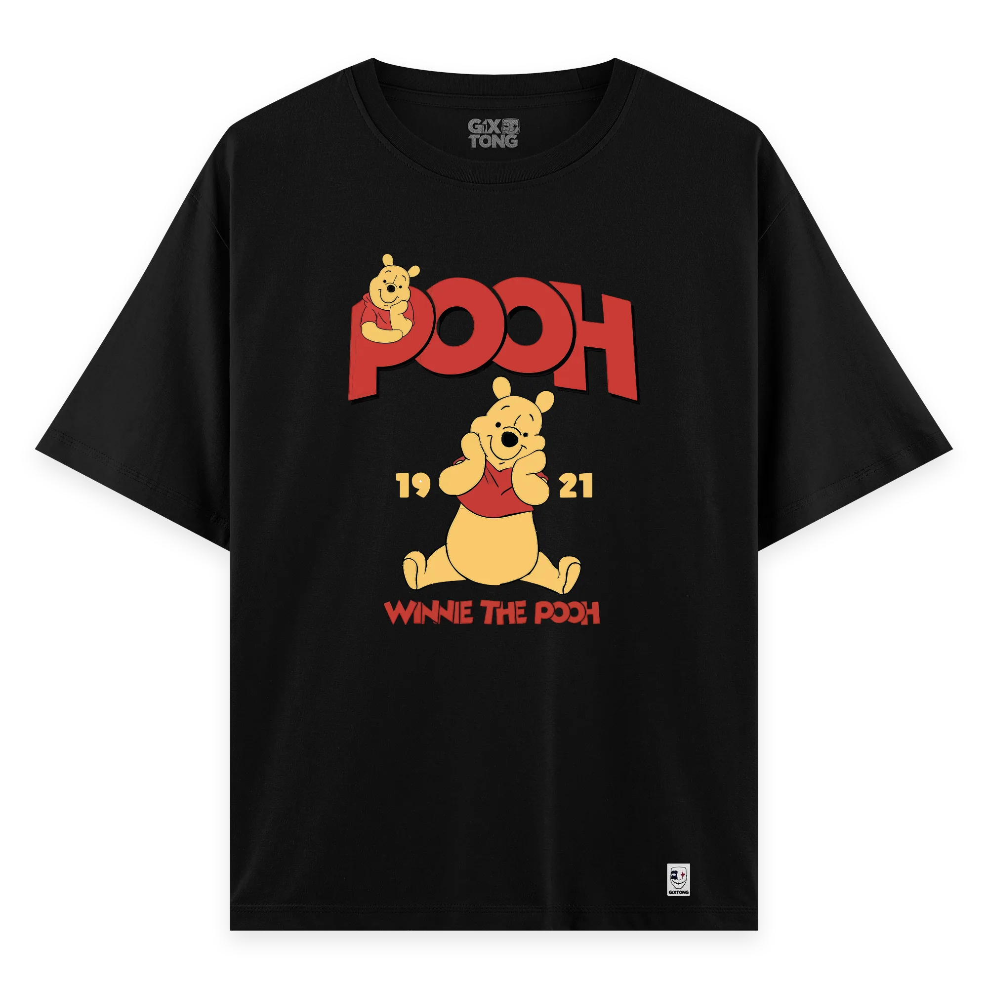 Pooh - Oversize Bol Kalıp T-shirt