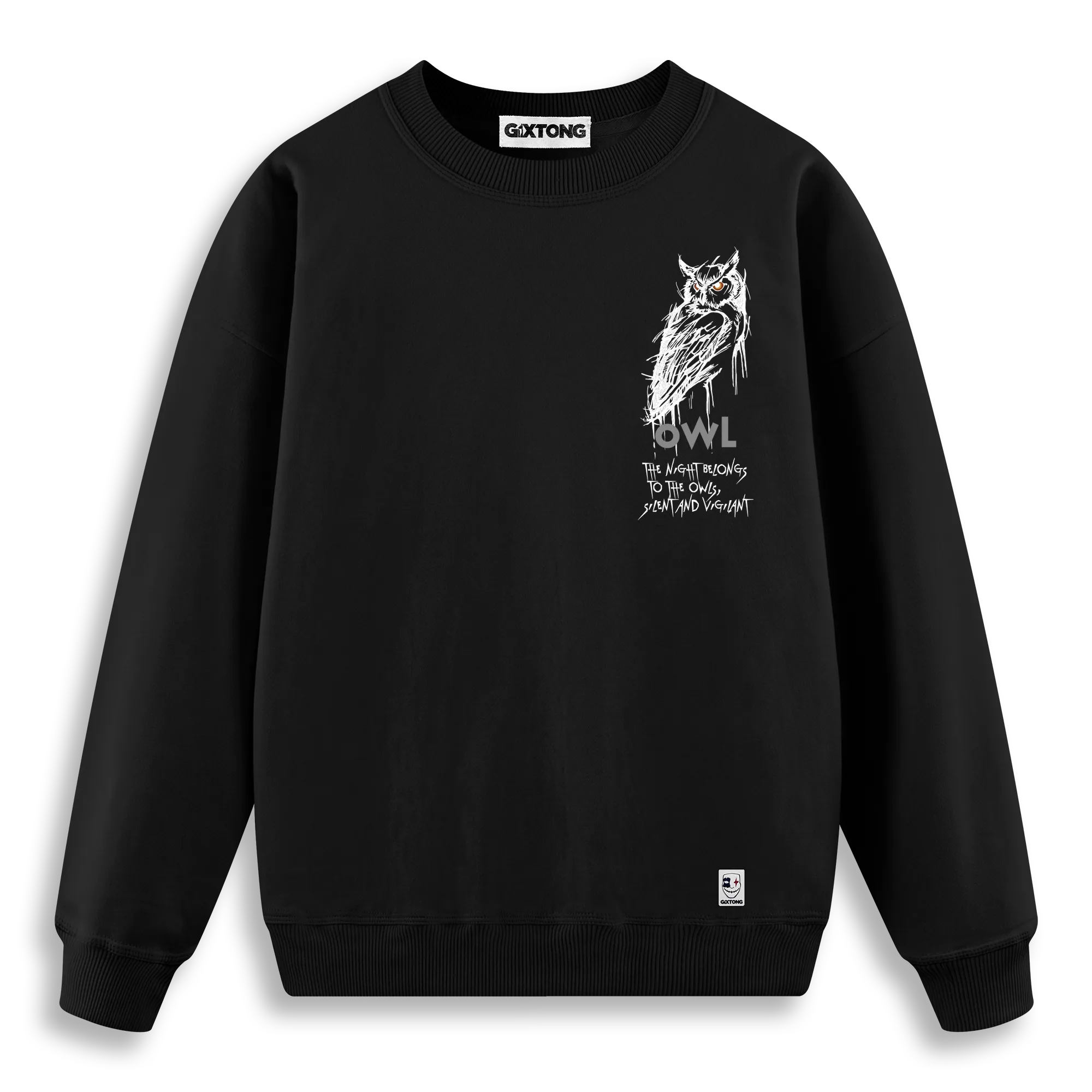 Night Owl - Regular Fit Kalıp Sweatshirt