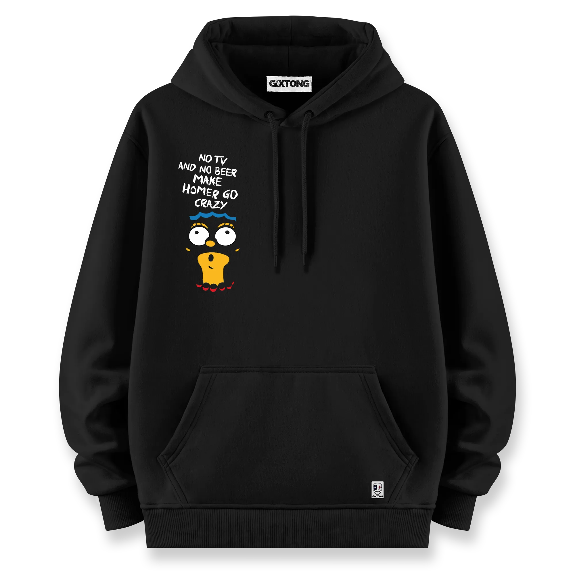 Crazy Homer - Oversize Bol Kalıp Hoodie