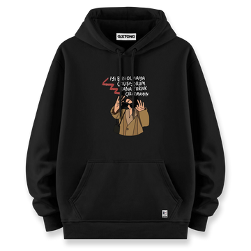 Zorluk Çıkarmayın - Oversize Bol Kalıp Hoodie