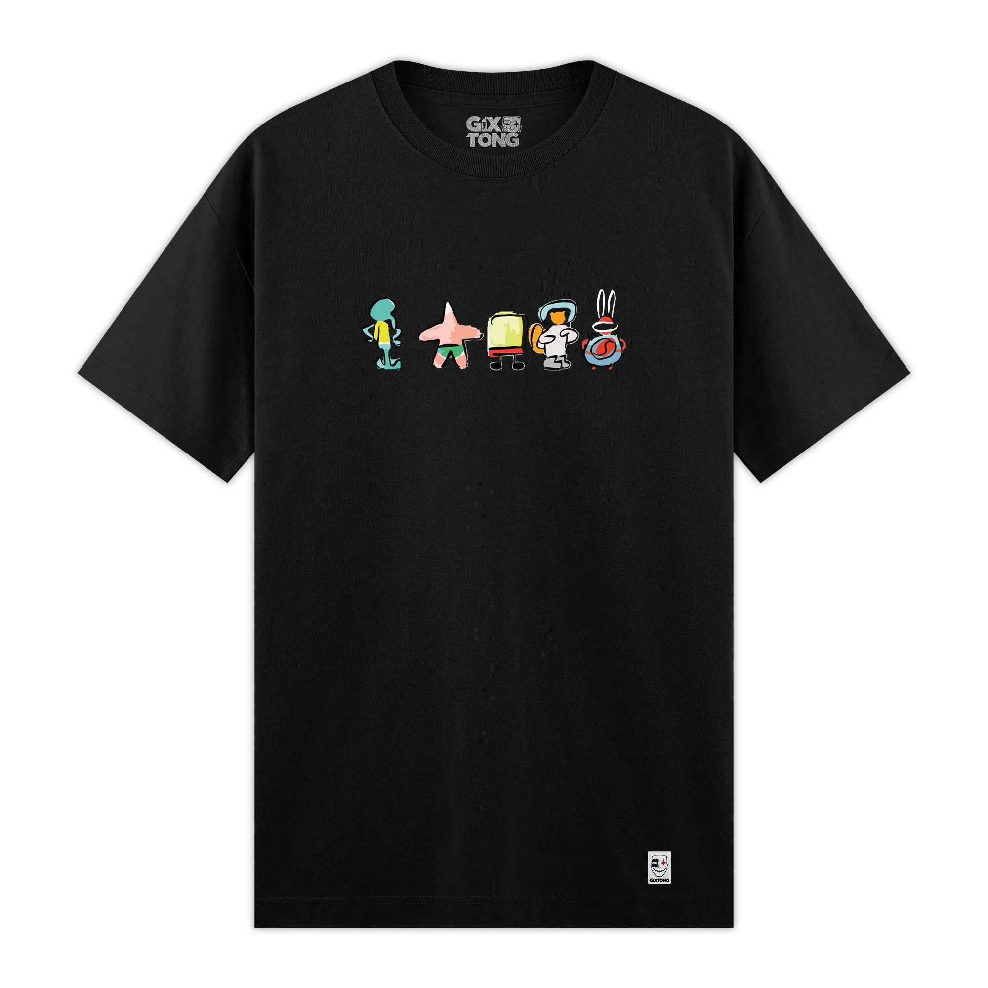 Sponge Family - Regular Fit Kalıp T-shirt