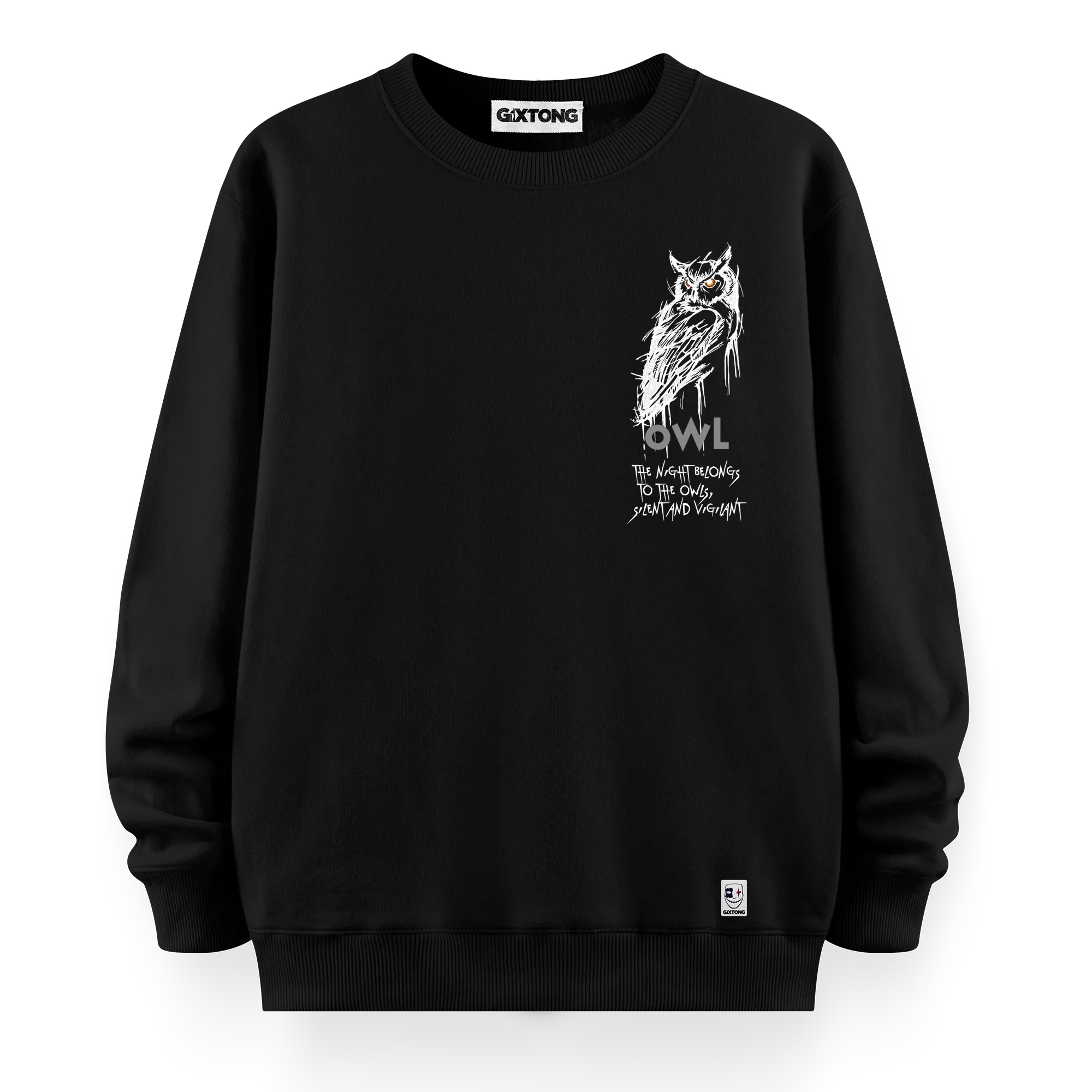 Night Owl - Oversize Bol Kalıp Sweatshirt