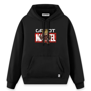 Marvel Groot - Regular Fit Kalıp Hoodie