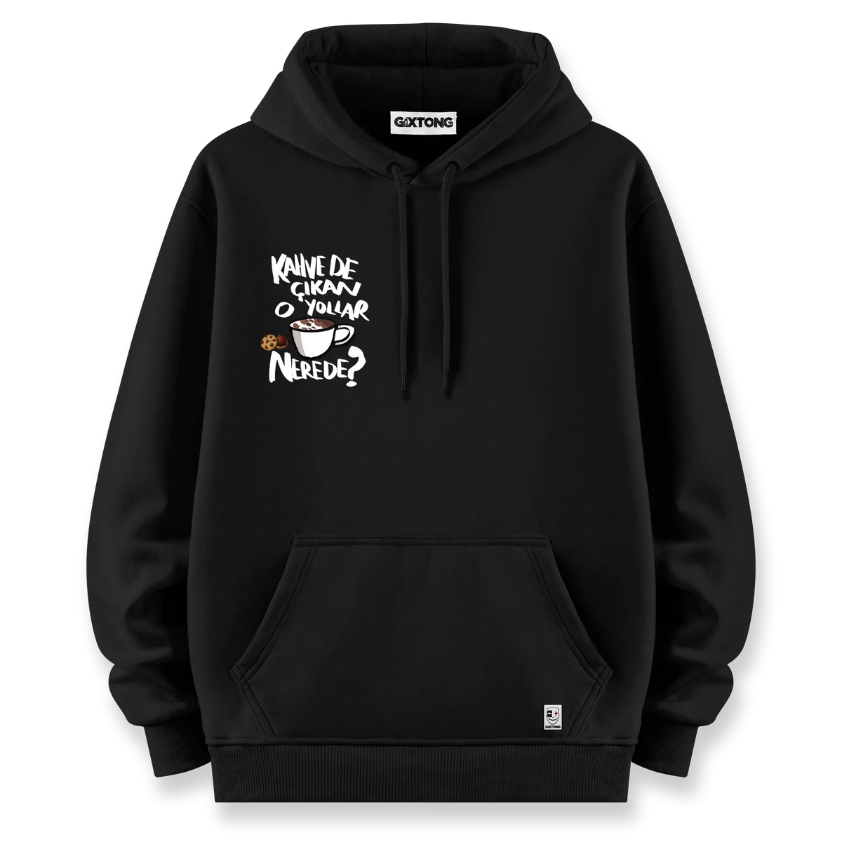Nerede - Oversize Bol Kalıp Hoodie