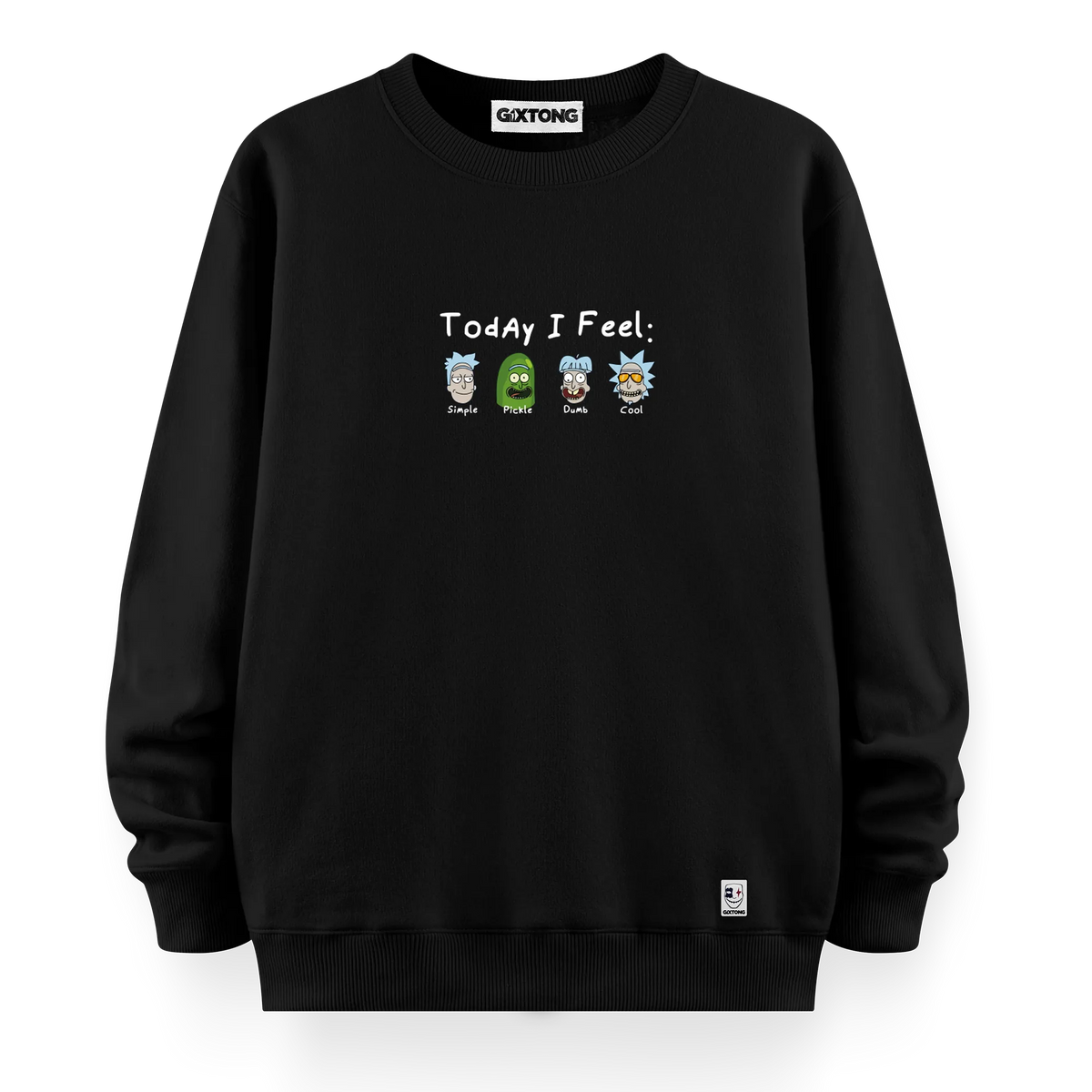 Rick's Routine - Oversize Bol Kalıp Sweatshirt